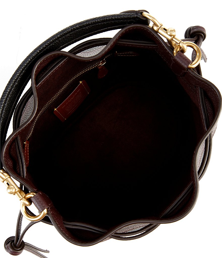 Dooney & Bourke Saffiano Collection Drawstring Bucket Bag