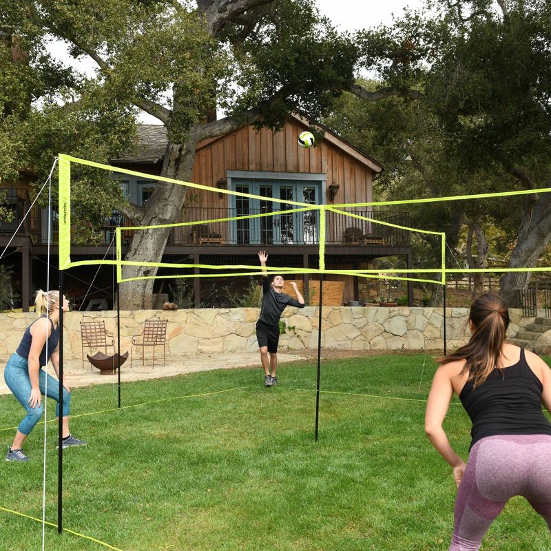 Triumph Sports 4 Square Volleyball Lawn Sports Set