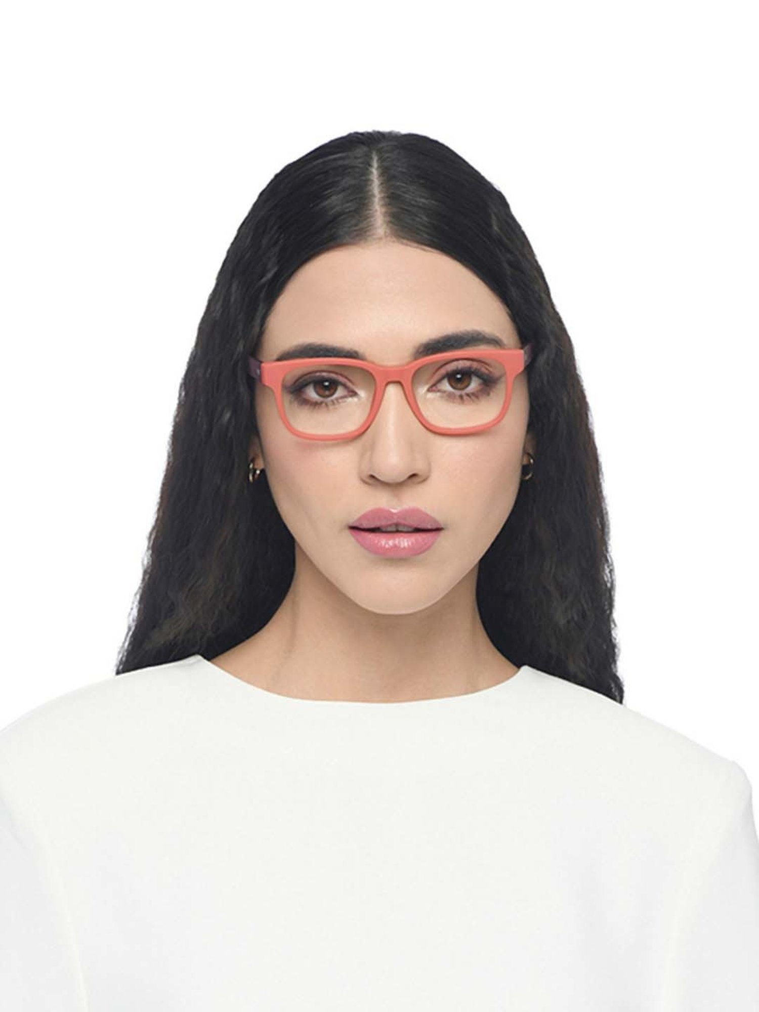 Lenskart Blu Pink Square Blue Light Protection Unisex Reading Glasses