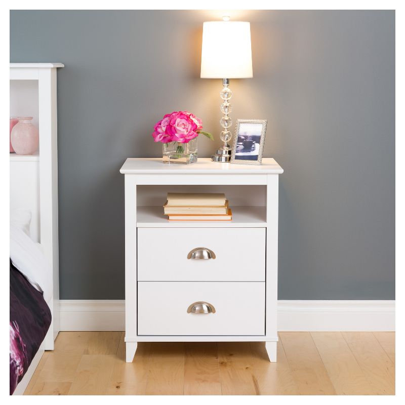 Yaletown Nightstand - White - Prepac