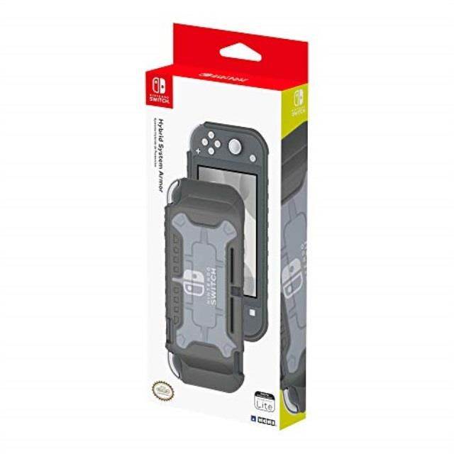 Hori Nintendo Switch Lite Hybrid System Armor TPU Case Officially Licensed by Nintendo - Gray