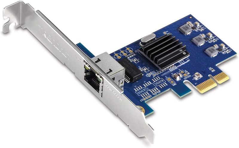 TRENDnet 2.5Gase-T PCIe Network Adapter, Standard and Low-Profile Brackets Included, Windows, Server, Linux and Vmware Esxi 6.X, 5.X, TEG-25GECTX