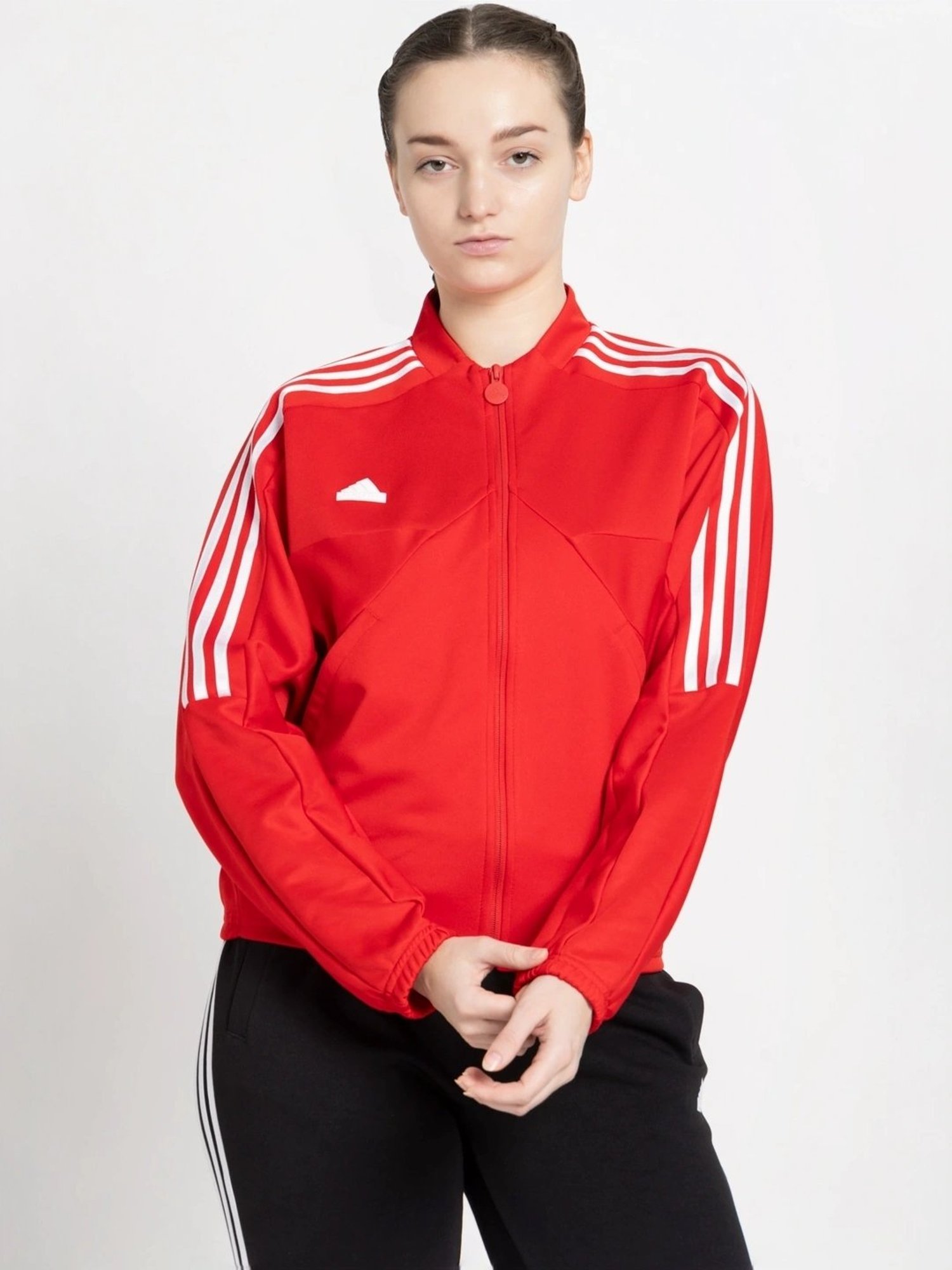 adidas Red Striped Sports Jacket