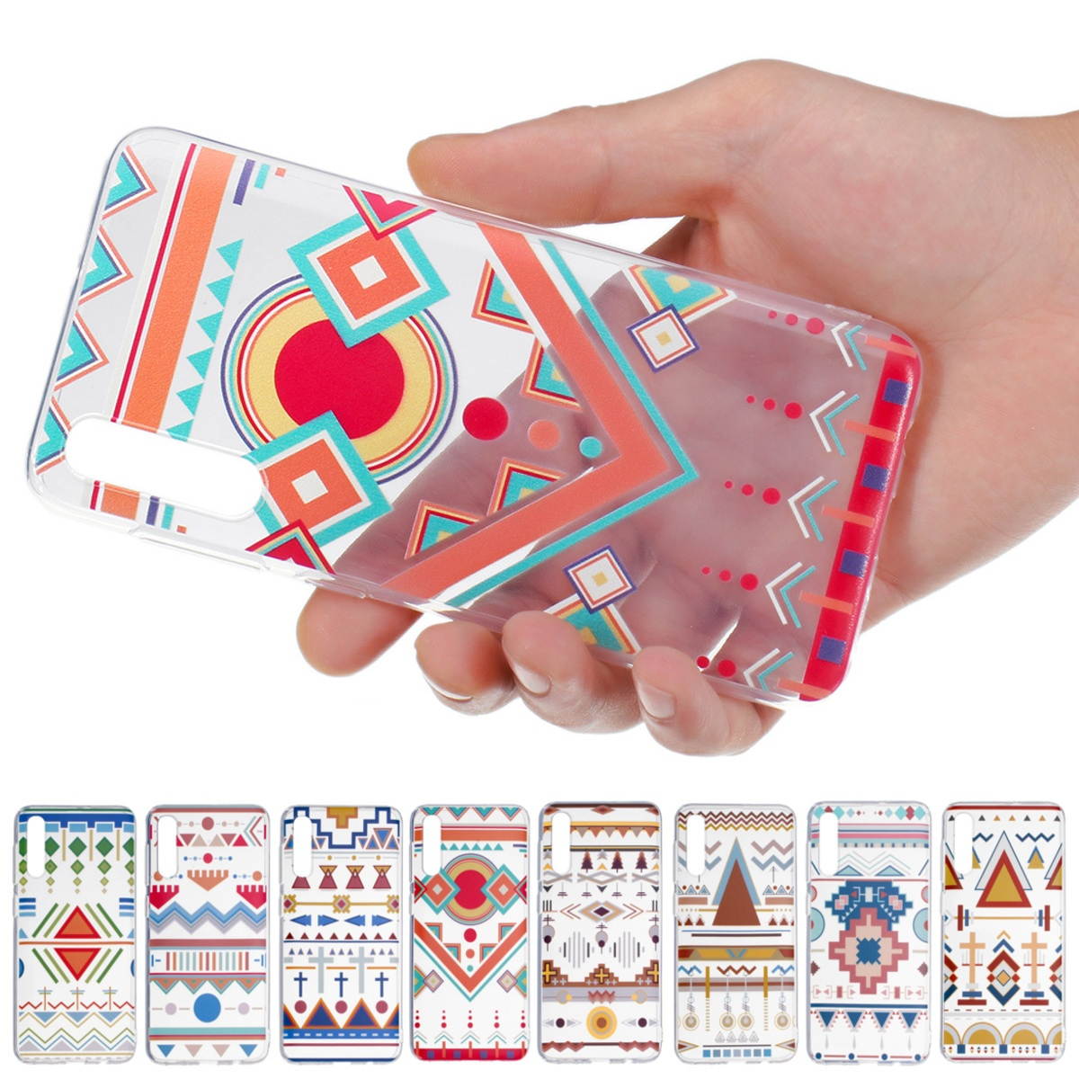 Bakeey Translucent Soft TPU Shockproof Protective Case Cover for Samsung Galaxy A50 2019 02