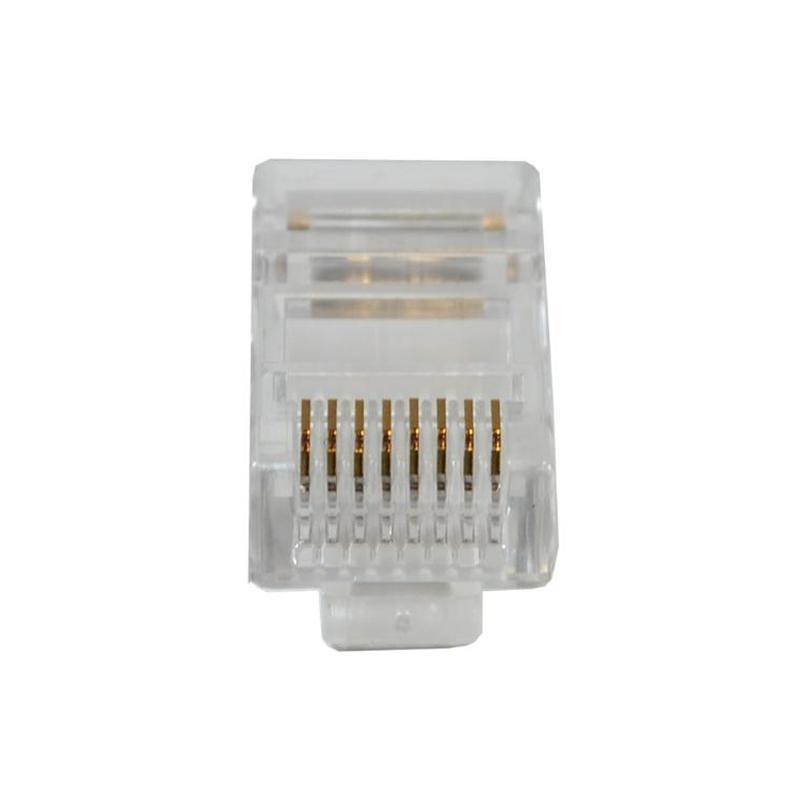 Ethernet Gold Plated Network Connector RJ45 8P8C CAT5E Modular Plug (50/pack)