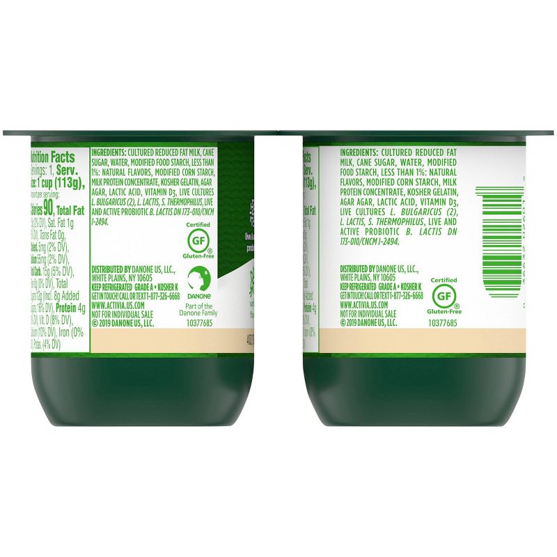 Dannon Activia Vanilla Probiotic Yogurt - 4oz
