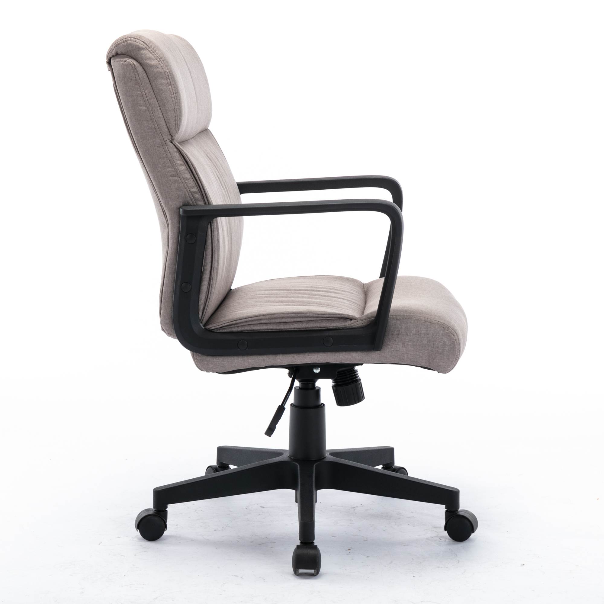 Task chair wheels, Upholstered Home Office Desk Modern Swivel Accent Chair