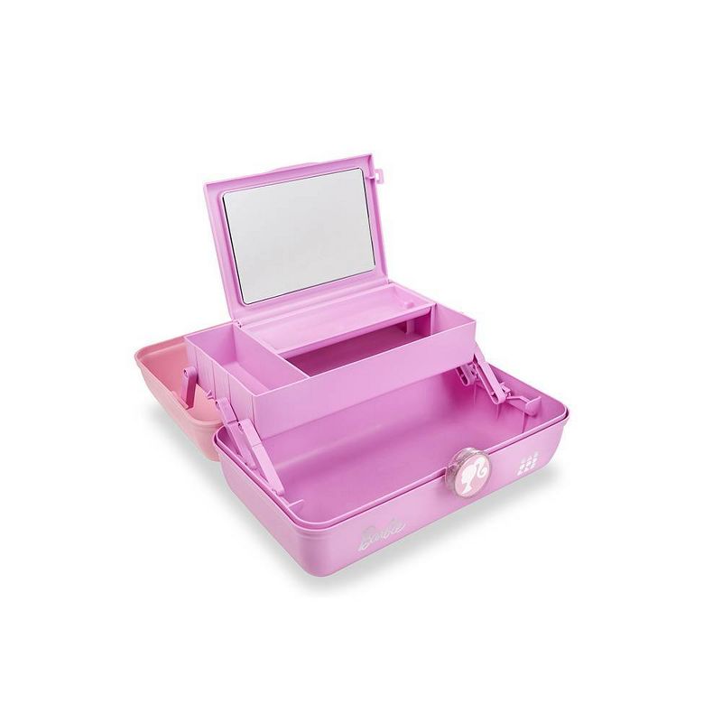 Caboodles Barbie On The Go Girl Cosmetic Bag - Pink and Pink Glitter