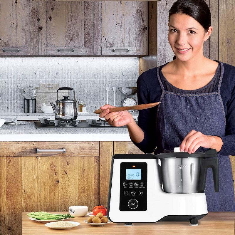 Dartwood All-in-One Multi Cooker, Food Processor and Smart Kitchen Machine for Cooking, Kneading, Blending, Mixing, Steaming, Boiling, Stir Frying