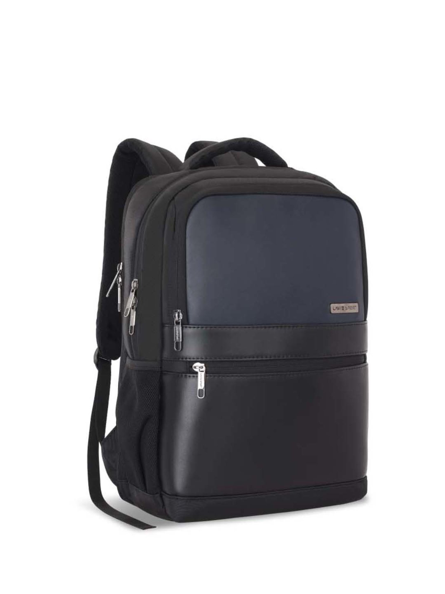 LAVIE SPORT Black & Navy Solid Laptop Backpack