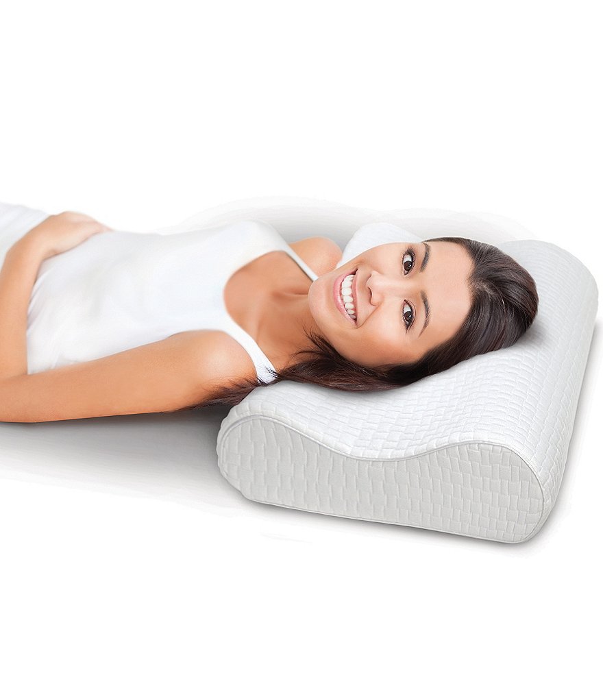 Sensorpedic Memory Foam Wedge Pillow with Cooling Gel Coating