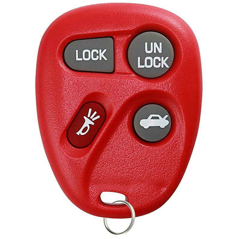 Keyless Entry Remote Key Fob Replacement for 10443537 Red