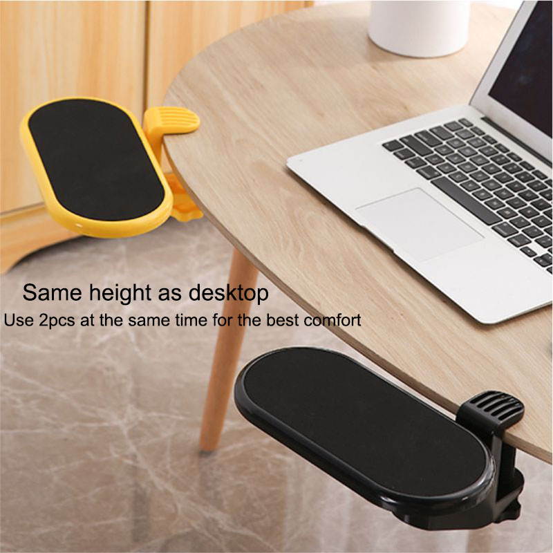 Rotating Computer Arm Support Ergonomic Adjustable PC Wrist Rest Extender Desk Hand Bracket Shoulder Pad Mount Office Mouse Pad