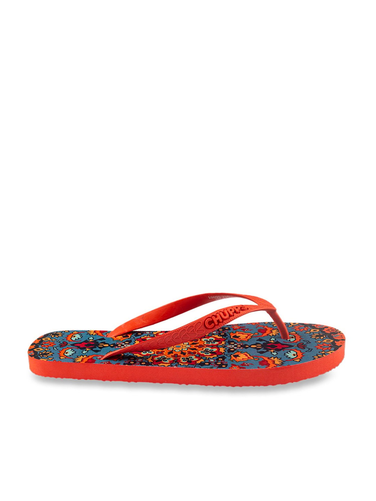 Chupps Women's Red Flip Flops