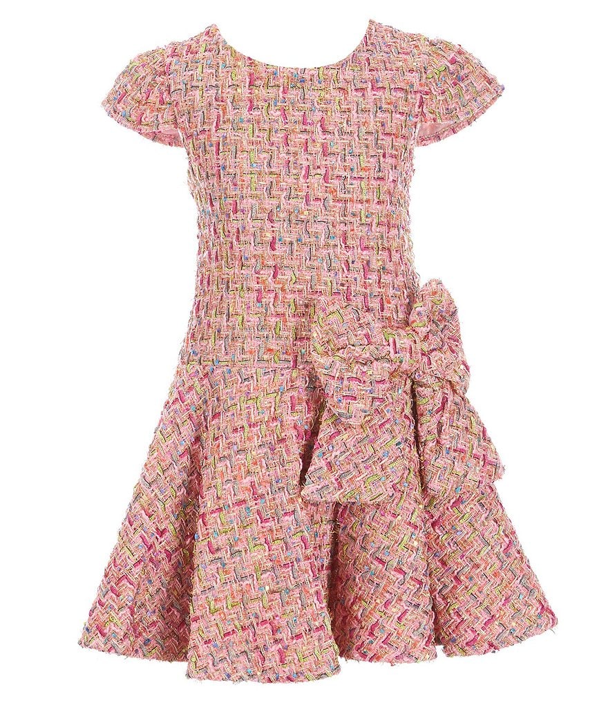 Rare Editions Big Girls 7-16 Tie-Dye Pleated Chiffon Maxi Dress