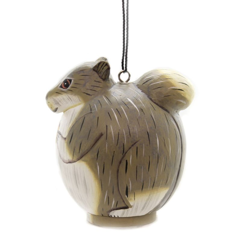 Home & Garden 7.0" Squirrel Gord-O Birdhouse Abesia Songbird Gold Crest Distributing  -  Bird And Insect Houses