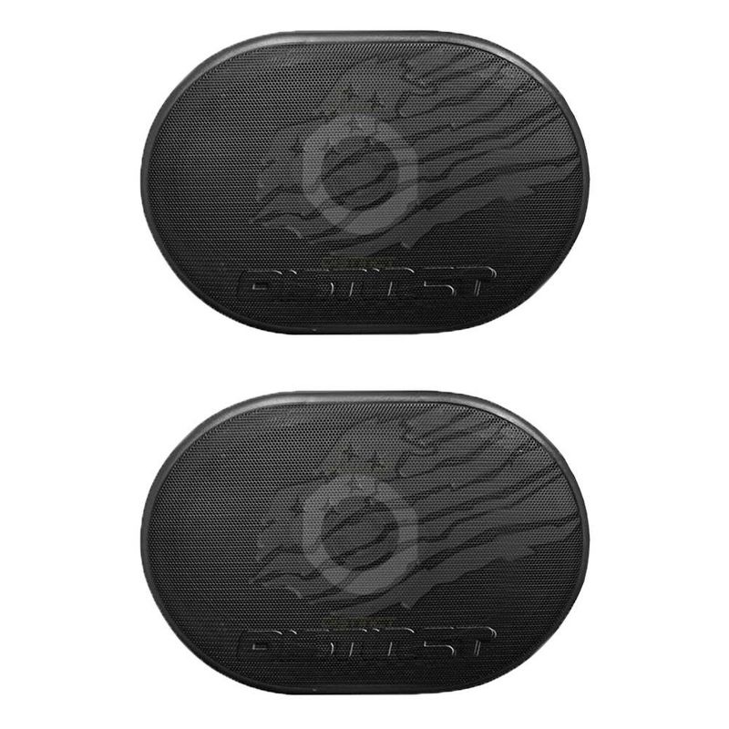 Lanzar DCT4.62 120 Watt 4 x 6 Inch Oval 2 Way Car Audio Stereo Sound System Door Speakers with High Temperature Aluminum Voice Coils, Black (1 Pair)