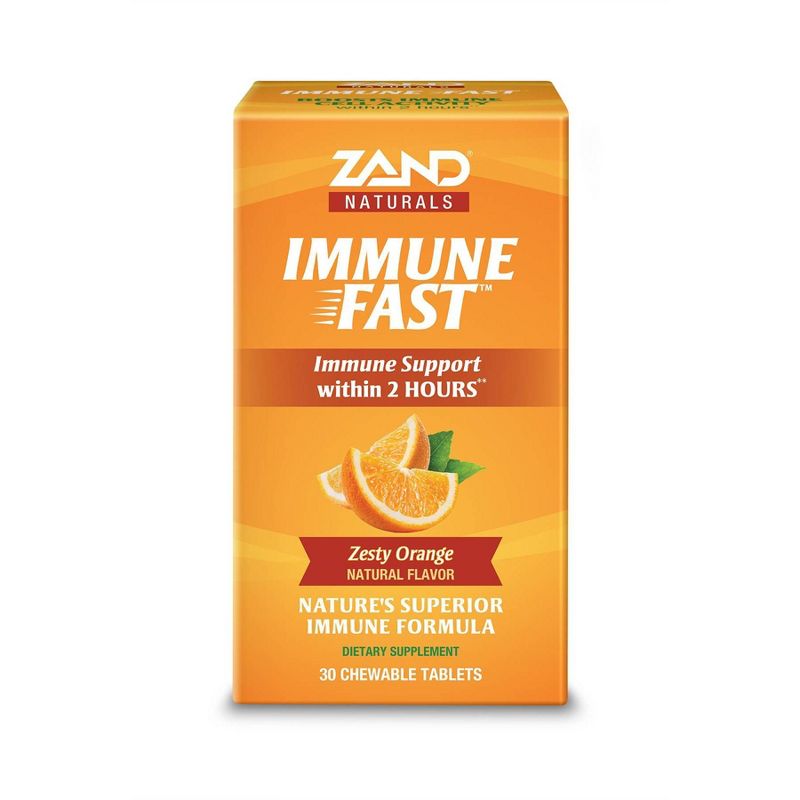 Zand Naturals Zesty Orange Immune Fast Chewables - 30ct