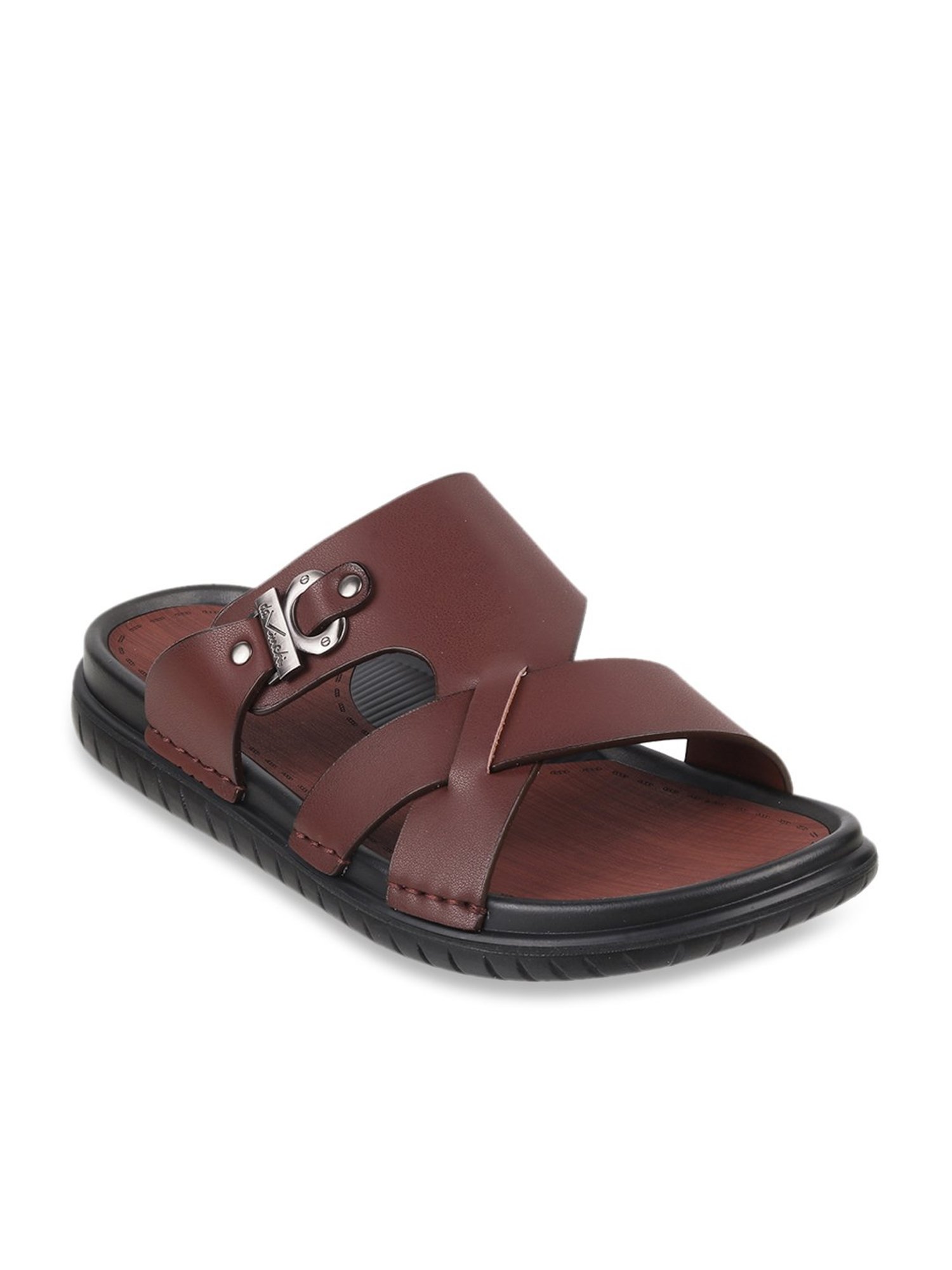 Da Vinchi by Metro Men's Brown Casual Sandals