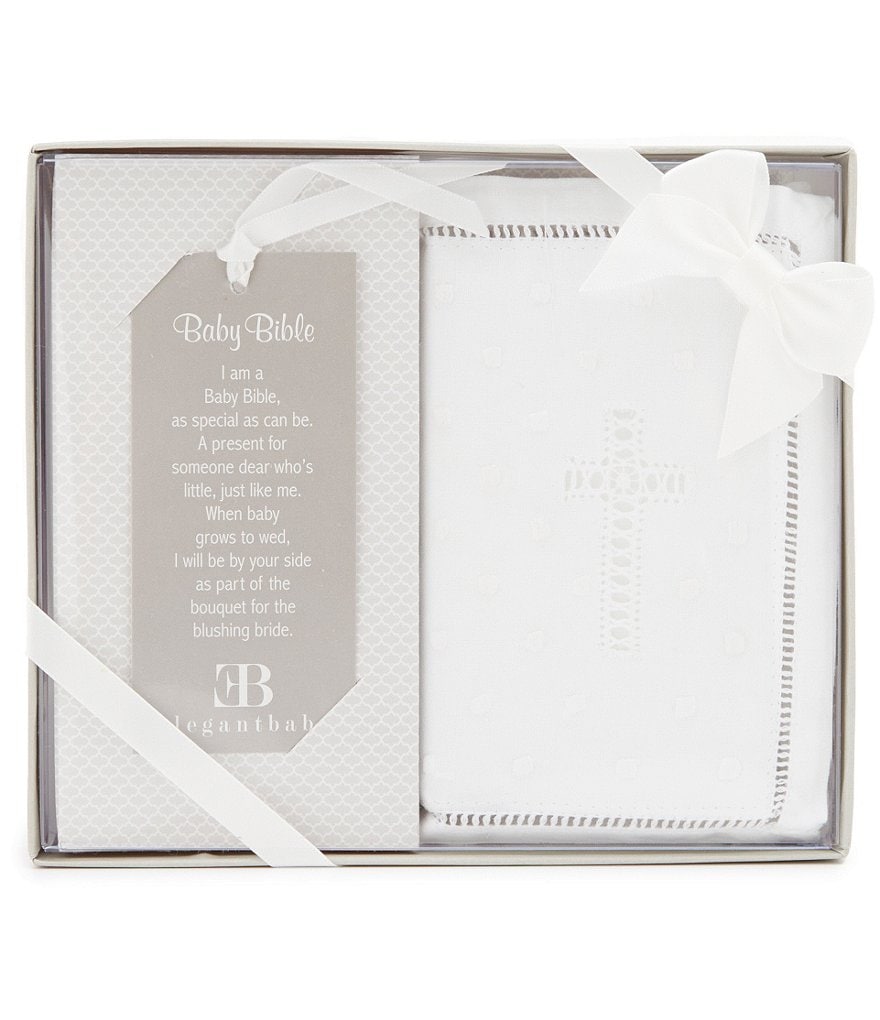 Elegant Baby Christening Heirloom New Testament Bible