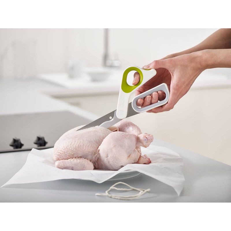 Joseph Joseph PowerGrip All-purpose Kitchen Scissors with Integrated Herb Stripper