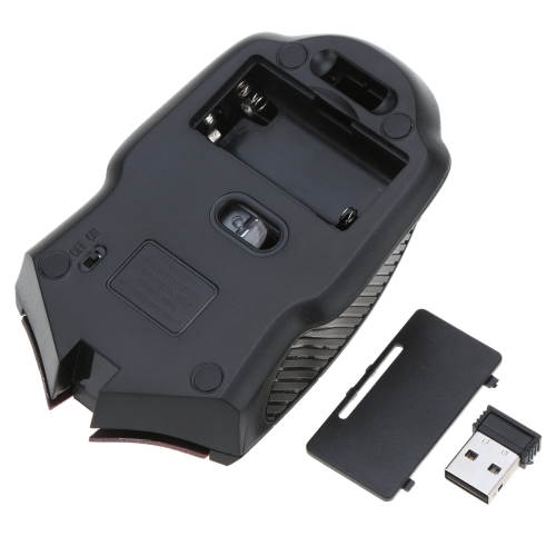 2.4G Wireless Gaming Mouse Portable 2400DPI Adjustable Optical for PC