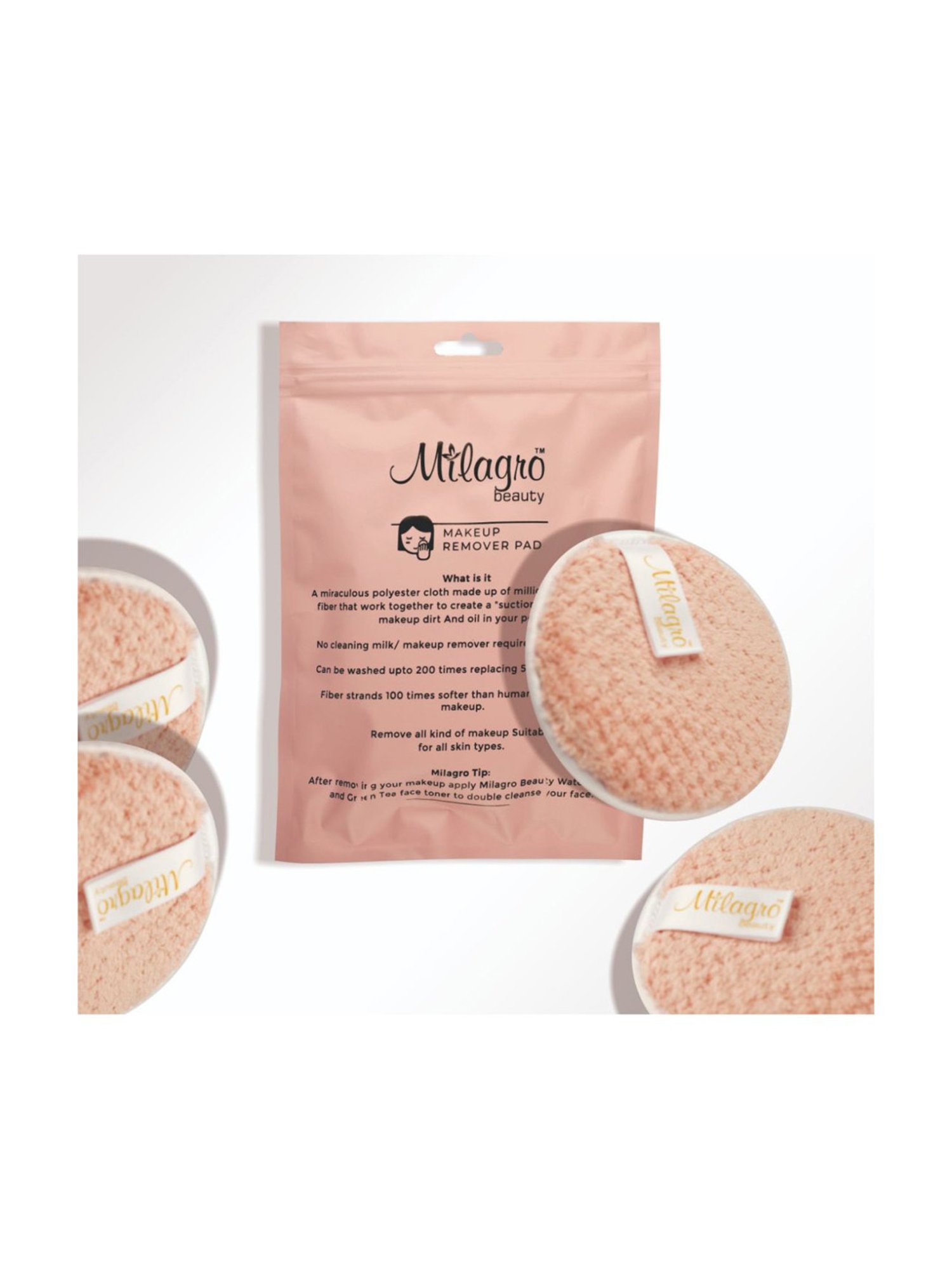 Milagro Beauty Makeup Remover Pad PRO - 1 Pc