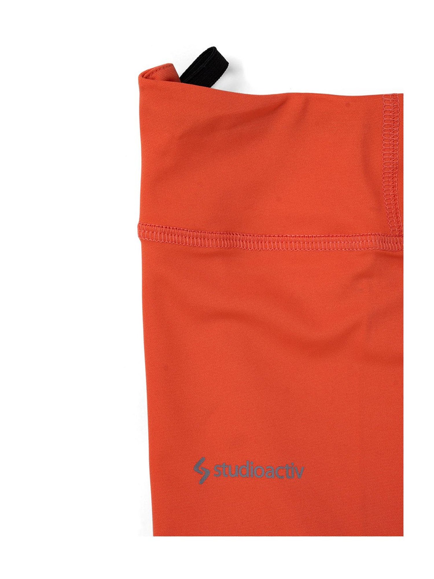 A Little Fable Kids Orange Color Block Leggings