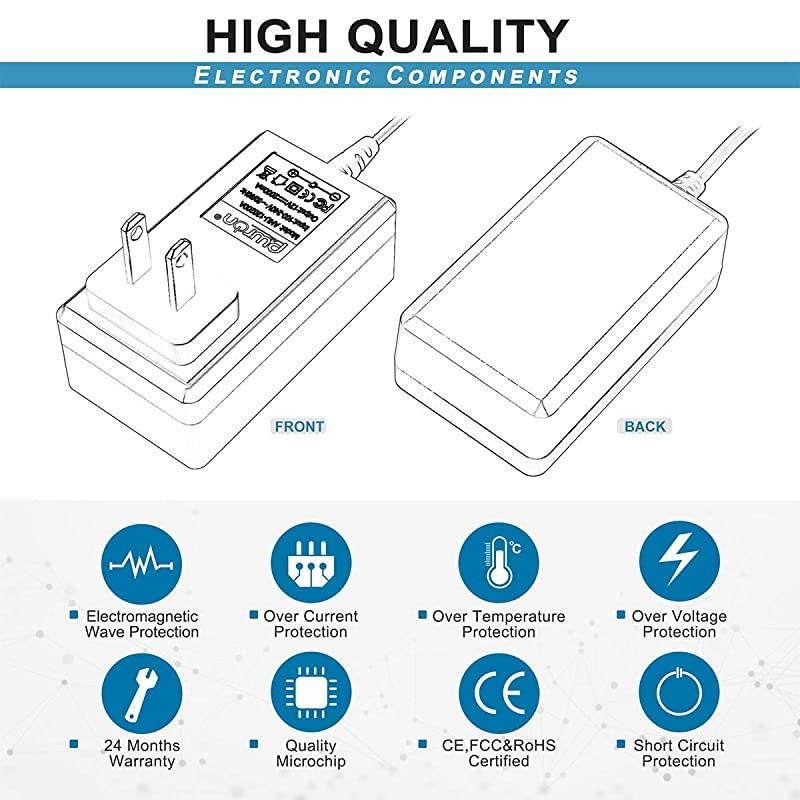 12V AC Adapter Compatible with Sony BDPBX BDPS Series Bluray Disc DVD Player BDPBX120 BDPBX520 BDPBX350 BDPBX670 BDPS1200 BDPS1700 BDPS3700 BDPS3200 BDPS6700 PN ACM1208UC