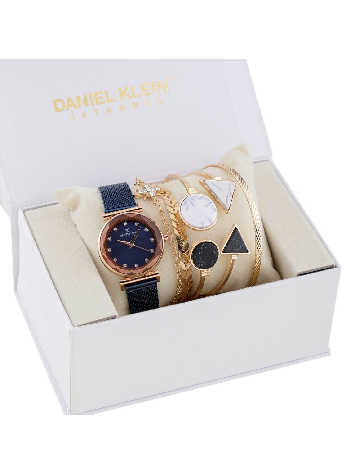 Daniel Klein DKG002-1 Analog Watch for Women With Bracelets