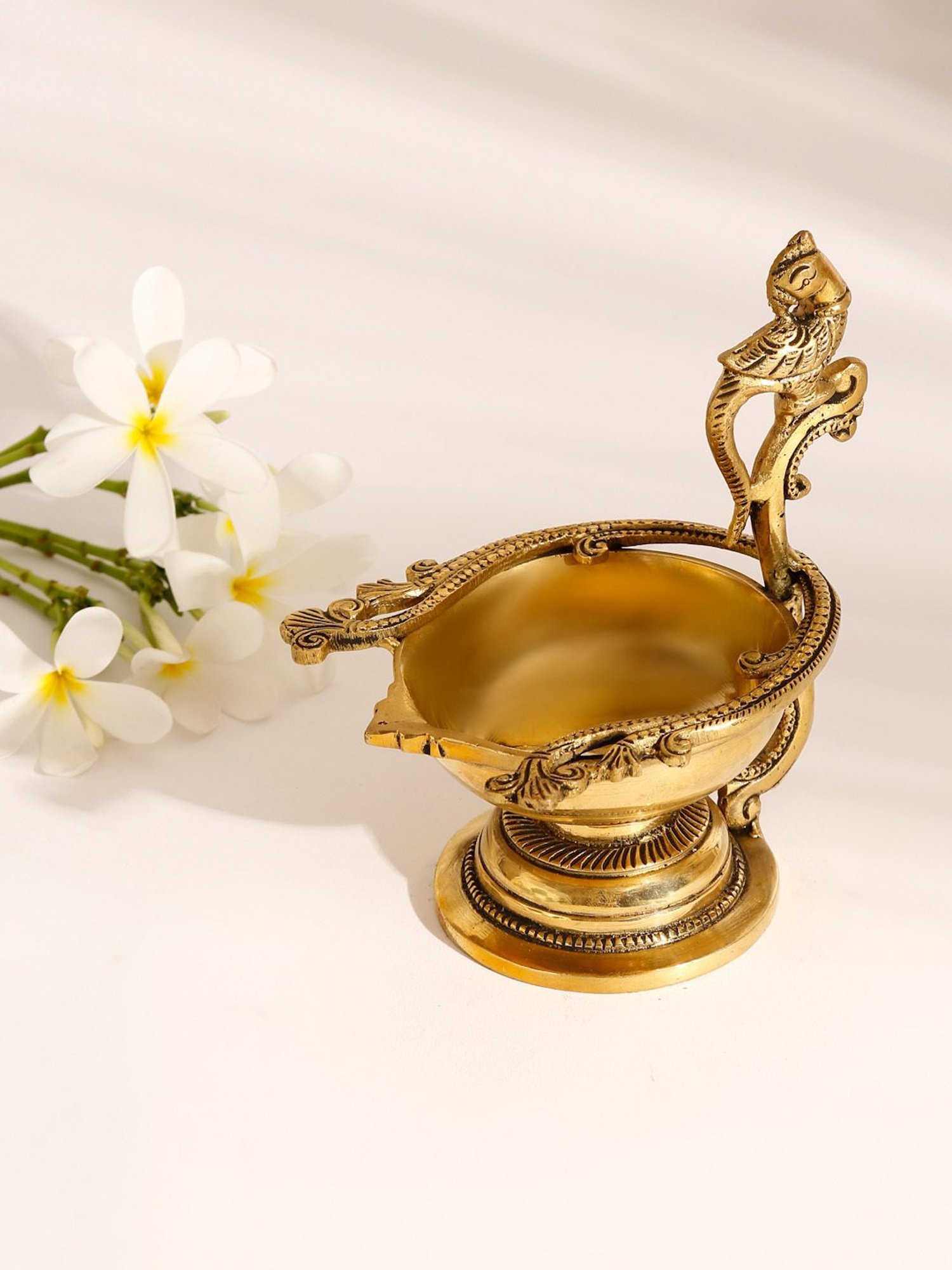 Fabindia Home Mehnoor Bronze Metal Hanging Oil Diya