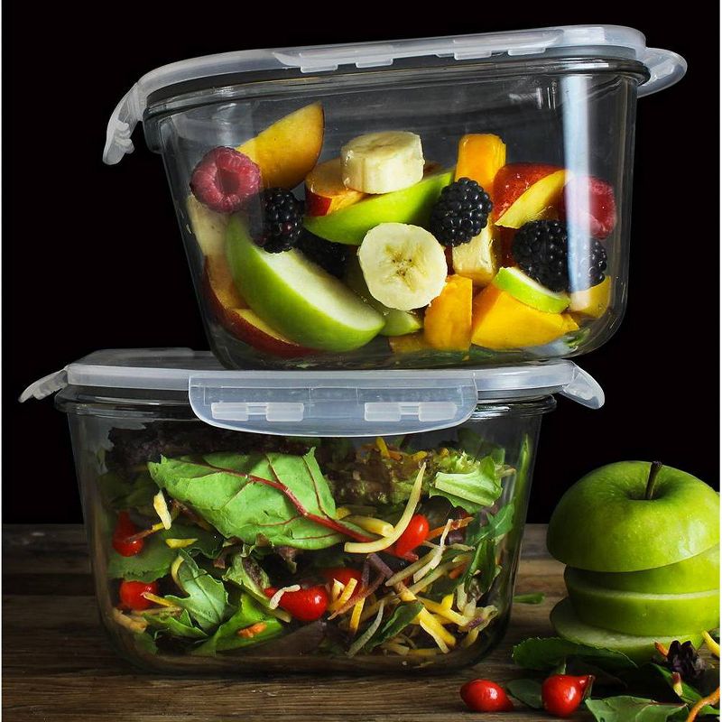 Mason Craft & More 68oz Set of 2 Food Storage Containers with Lids