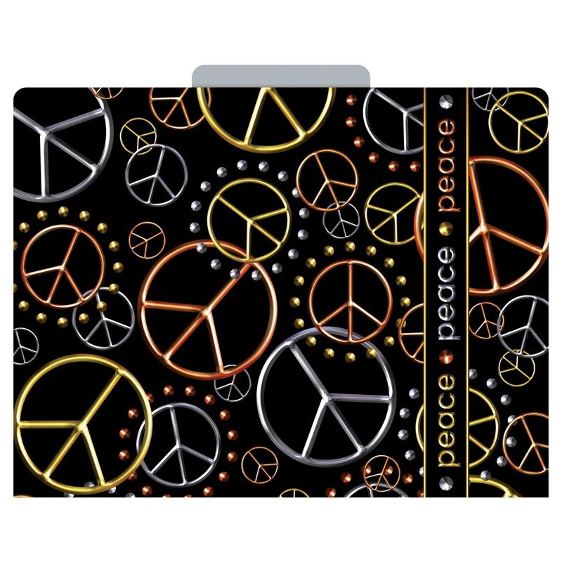 Barker Creek File Folders, 9.5" x 12", 12ct - Peace