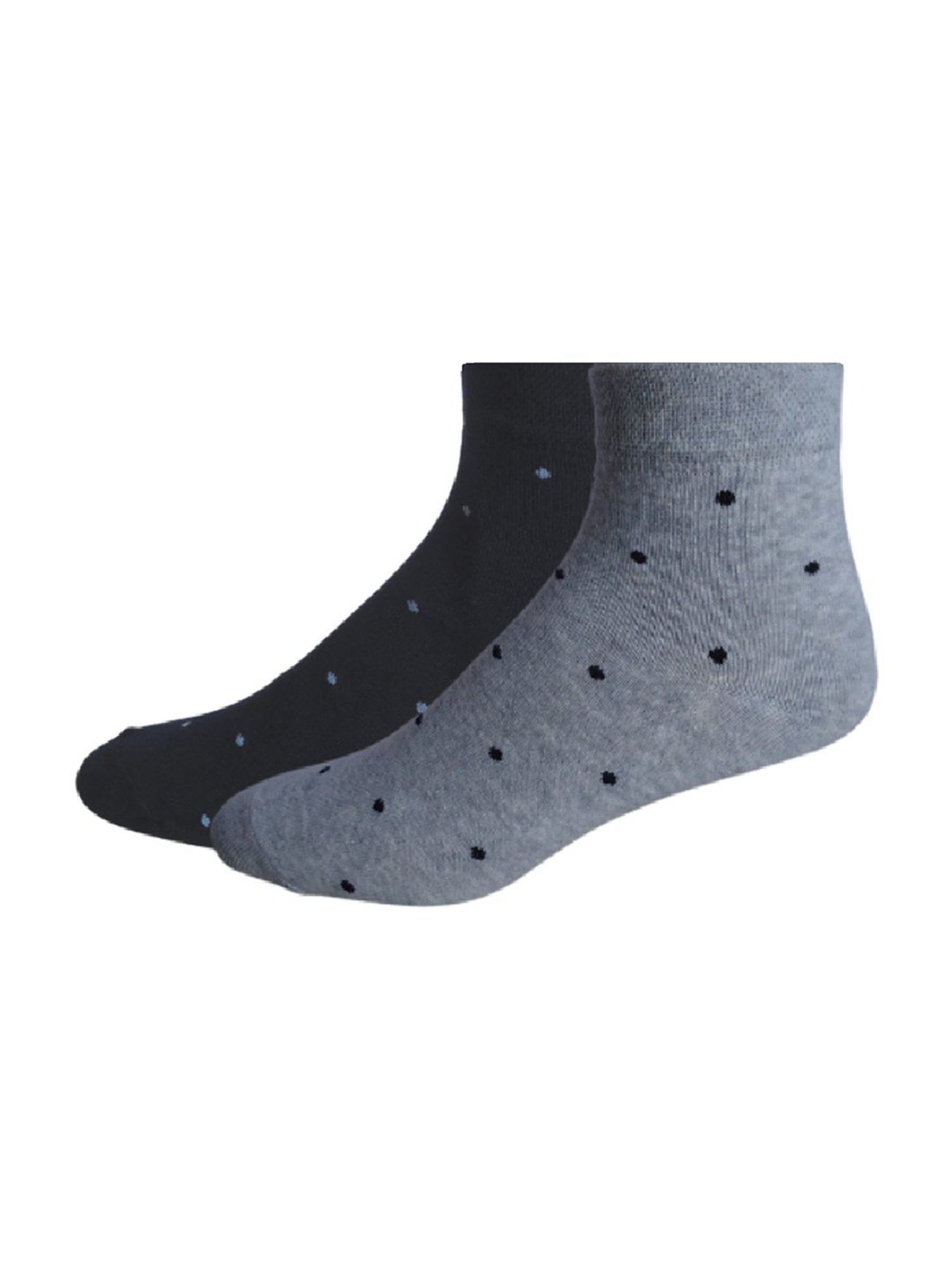 Sokker Multicolor Cotton Solid Socks - Set of 2