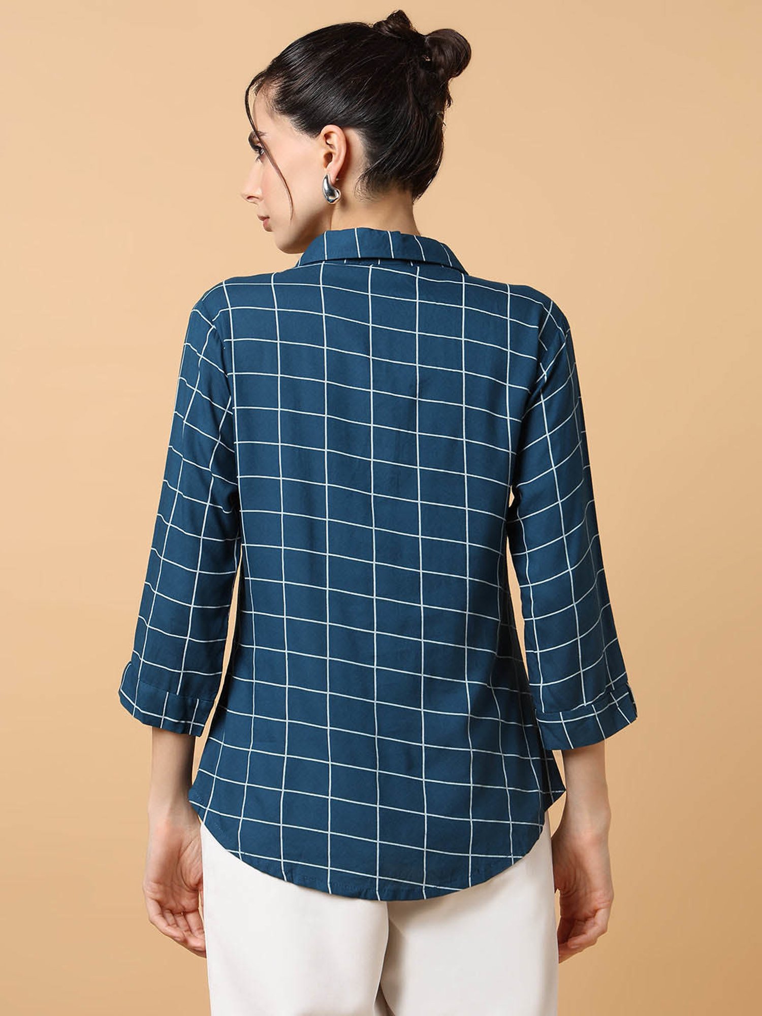 Annabelle by Pantaloons Black Polka Dots Shirt