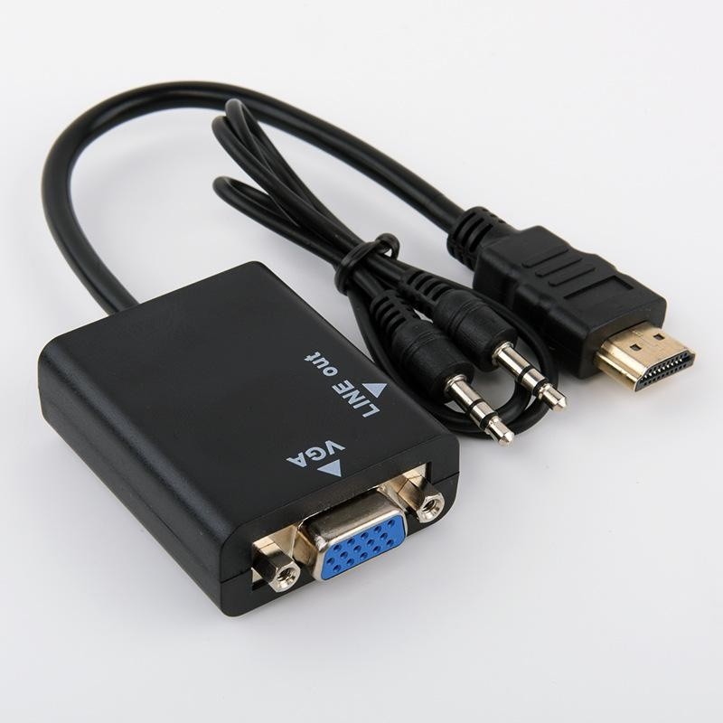 LEORY 1080P High-Definition Multimedia Interface to VGA Adapter Digital to Analog Convertor Video Cable for XBOX HDTV PC -