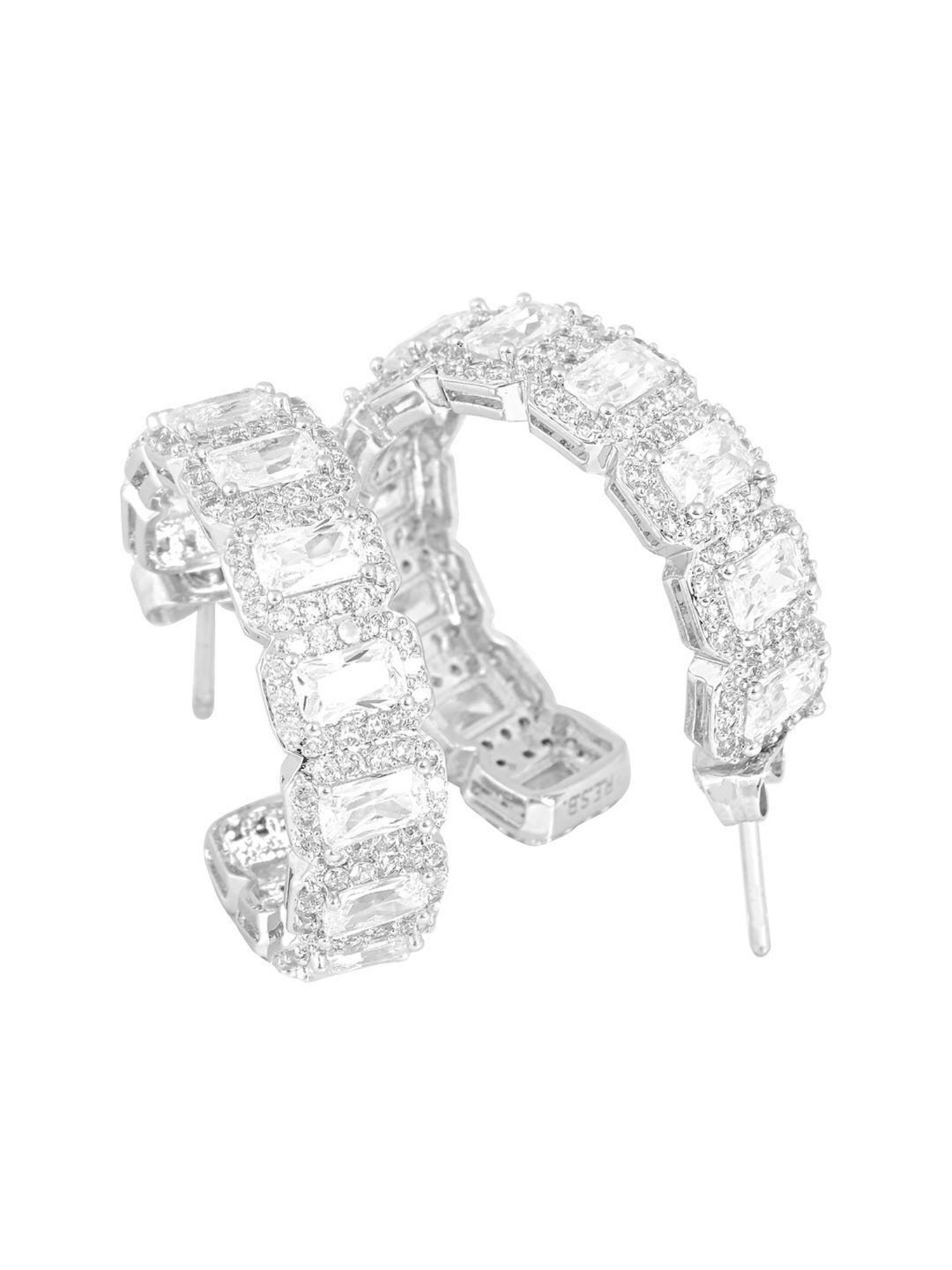 The Real Effect London 800 Silver Earrings for Women