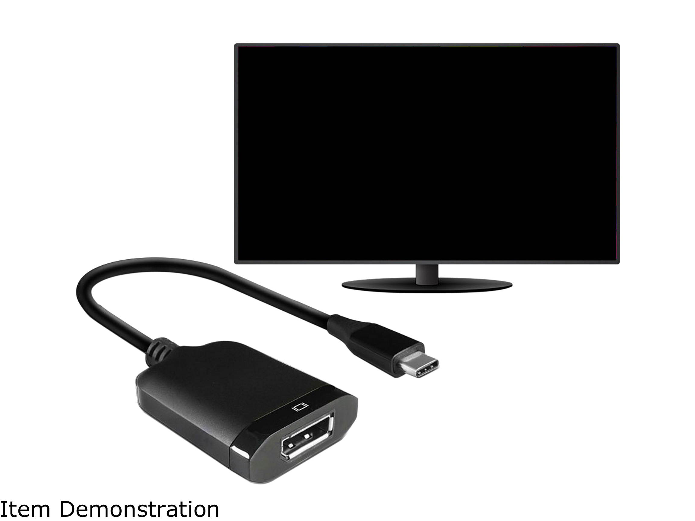 VANTEC CB-CU300DP12 VLink USB-C To DisplayPort&trade; 1.2 4K/60Hz Active Adapter