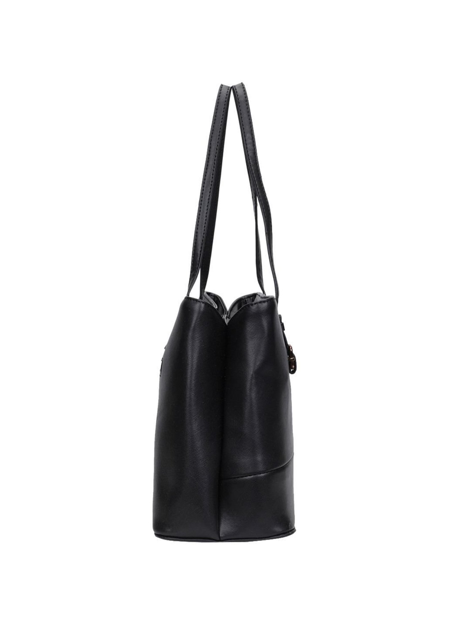 Lavie Bagan Black Solid Shoulder Handbag