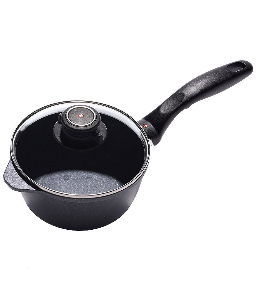 Swiss Diamond HD Classic Nonstick Saucepan with Lid