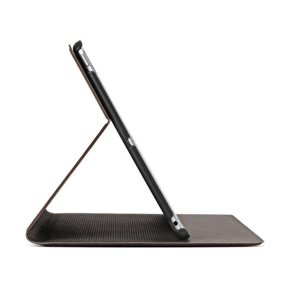 DuraSafe Cases iPad 4/iPad 3/iPad 2-9.7 Inch Case (A1458/A1459/A1460/A1403/A1416/A1430/A1395/A1396/A1397) Slim Fit Folio Smart Shell Shock Resistant [ Auto Sleep/Wake ] [ Deer Pattern-Coffee]