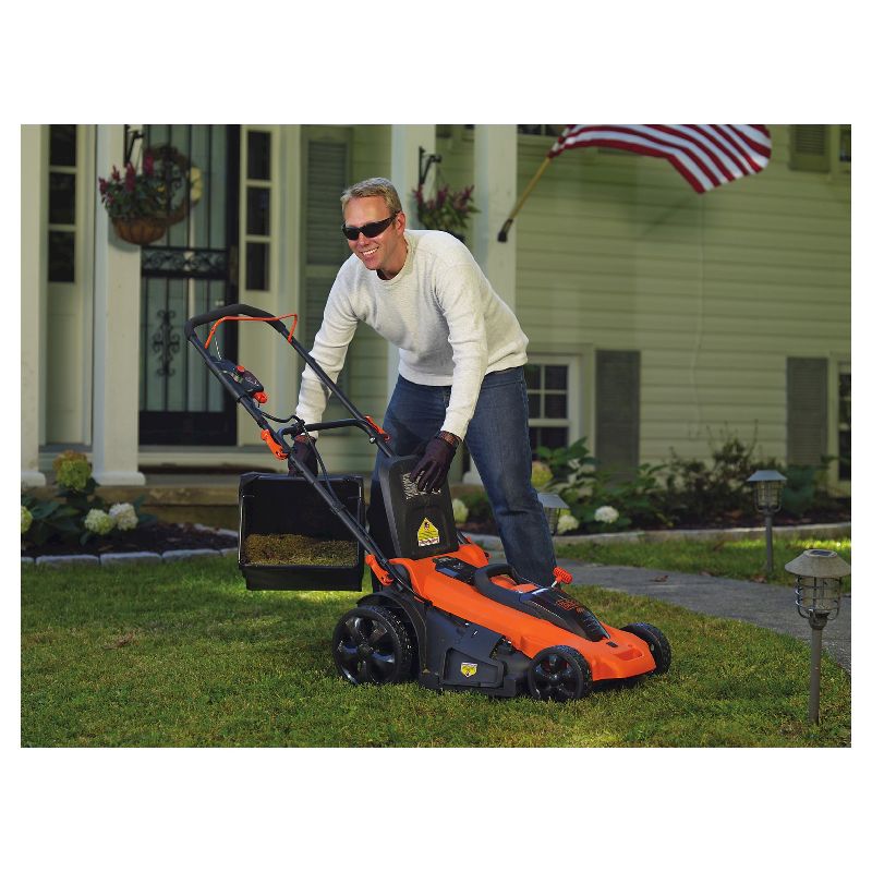 14" 120 Volts, 60Hz, 8 Amp, 960 Watts Corded Electric Lawnmower - Green - Earthwise
