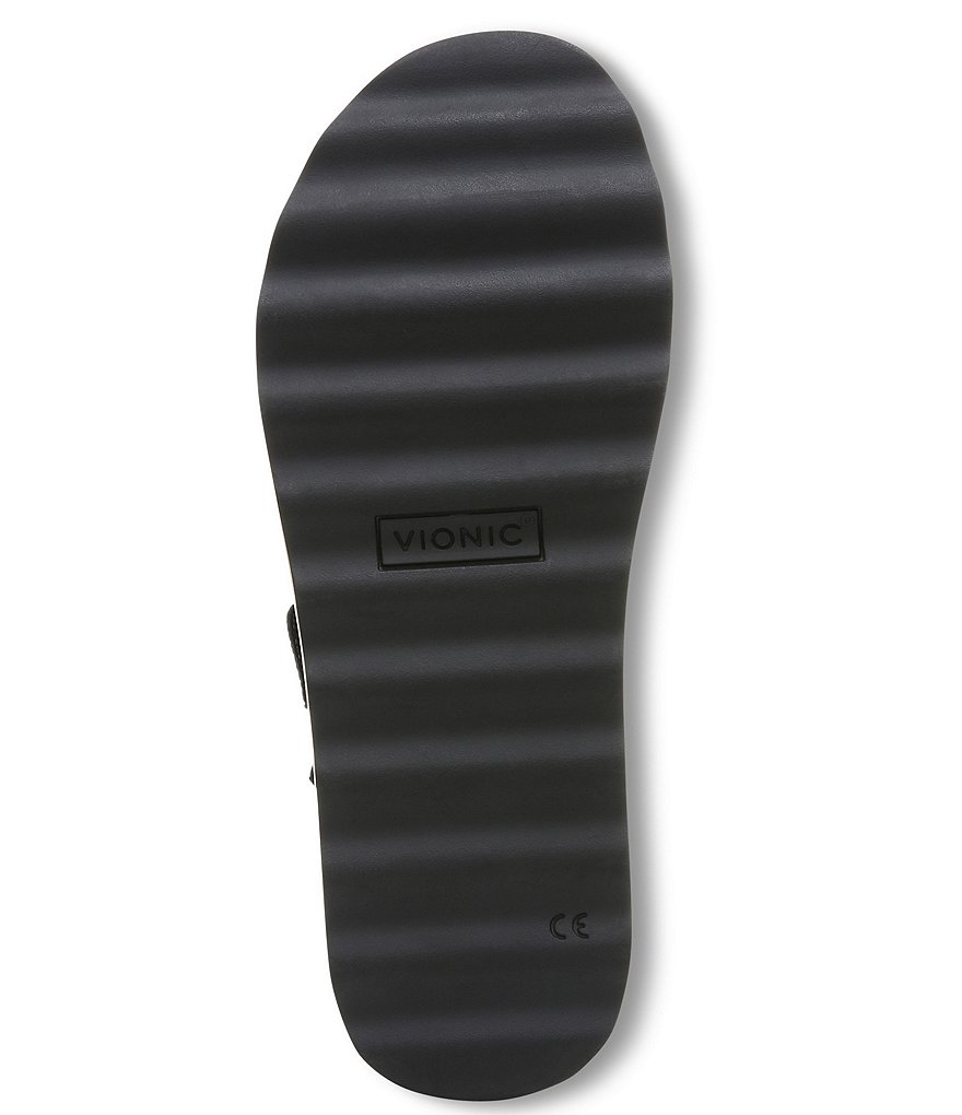 Vionic Brielle Snake Print Wedge Platform Sandals