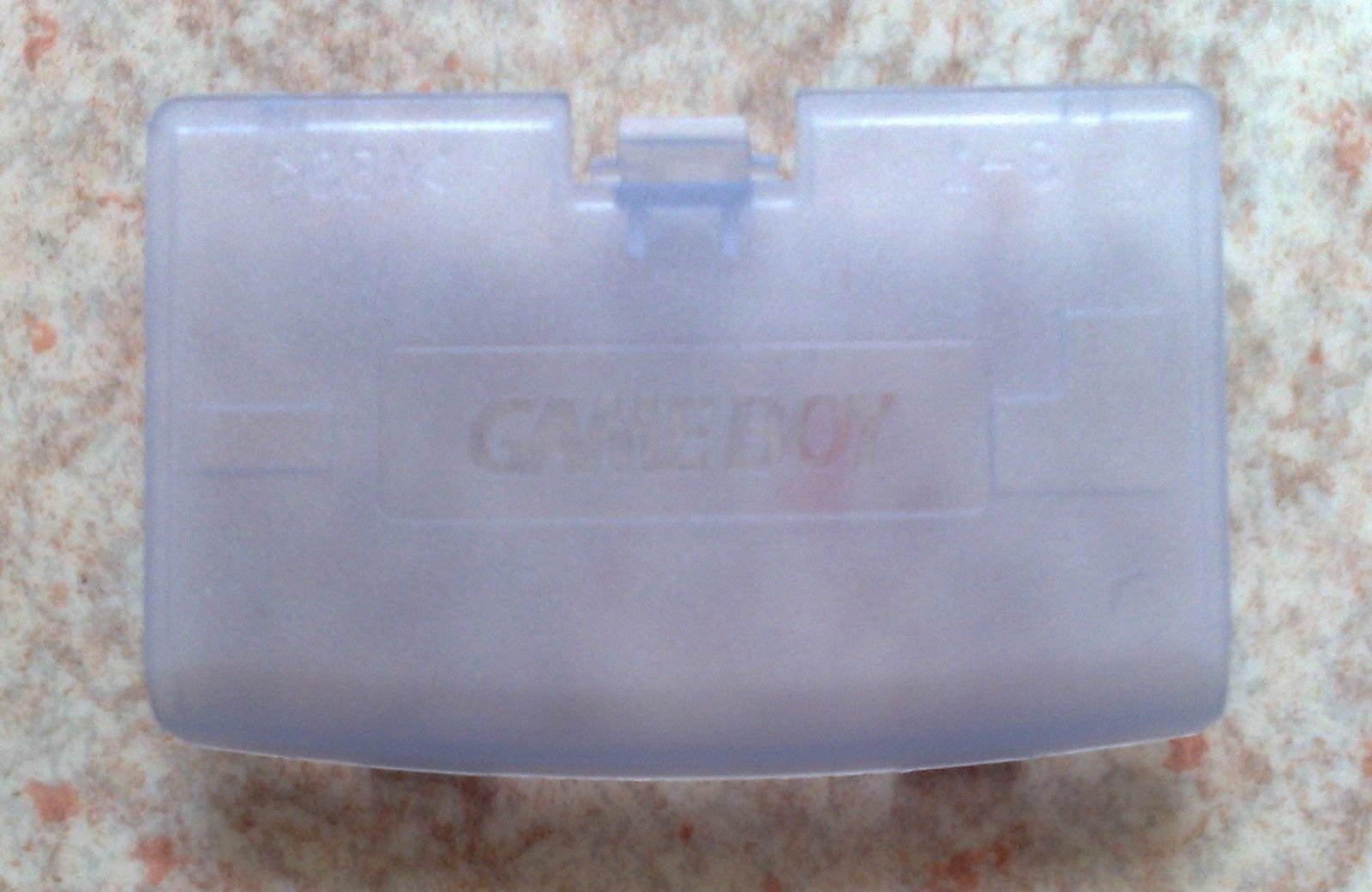 Clear Purple Battery Cover Case Back Door Part for Nintendo Gameboy Advance GBA