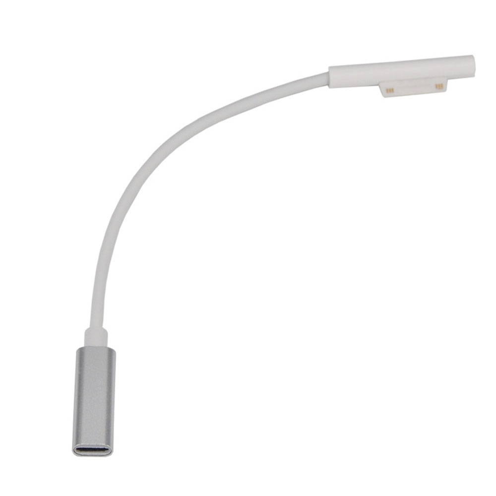 Liangpw ty pro5 Surface Pro Connector to USB Charging Cable for Type-C to Surface Pro3 / 4 / 5 / 6 Laptop Power Supply 12V / 15V 2.58A