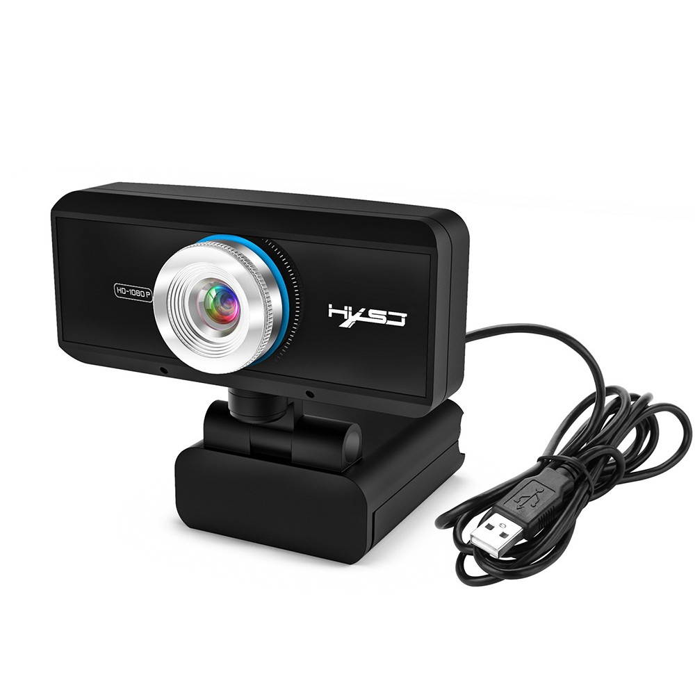 HXSJ S4 HD 1080P Webcam Manual Focus Computer Camera Built-in Microphone Video Call Web Camera for PC Laptop