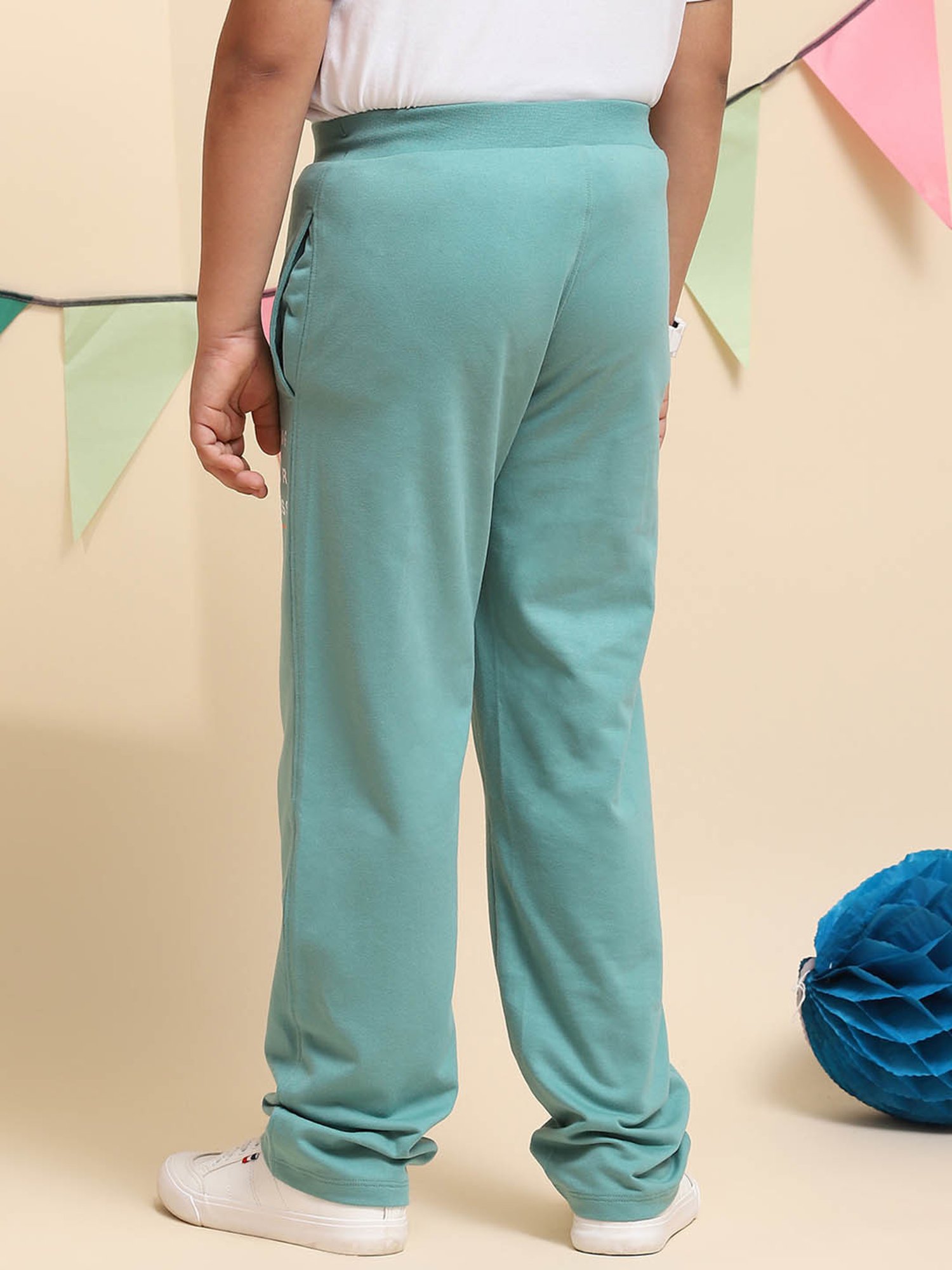 Monte Carlo Boys Blue Printed Trousers