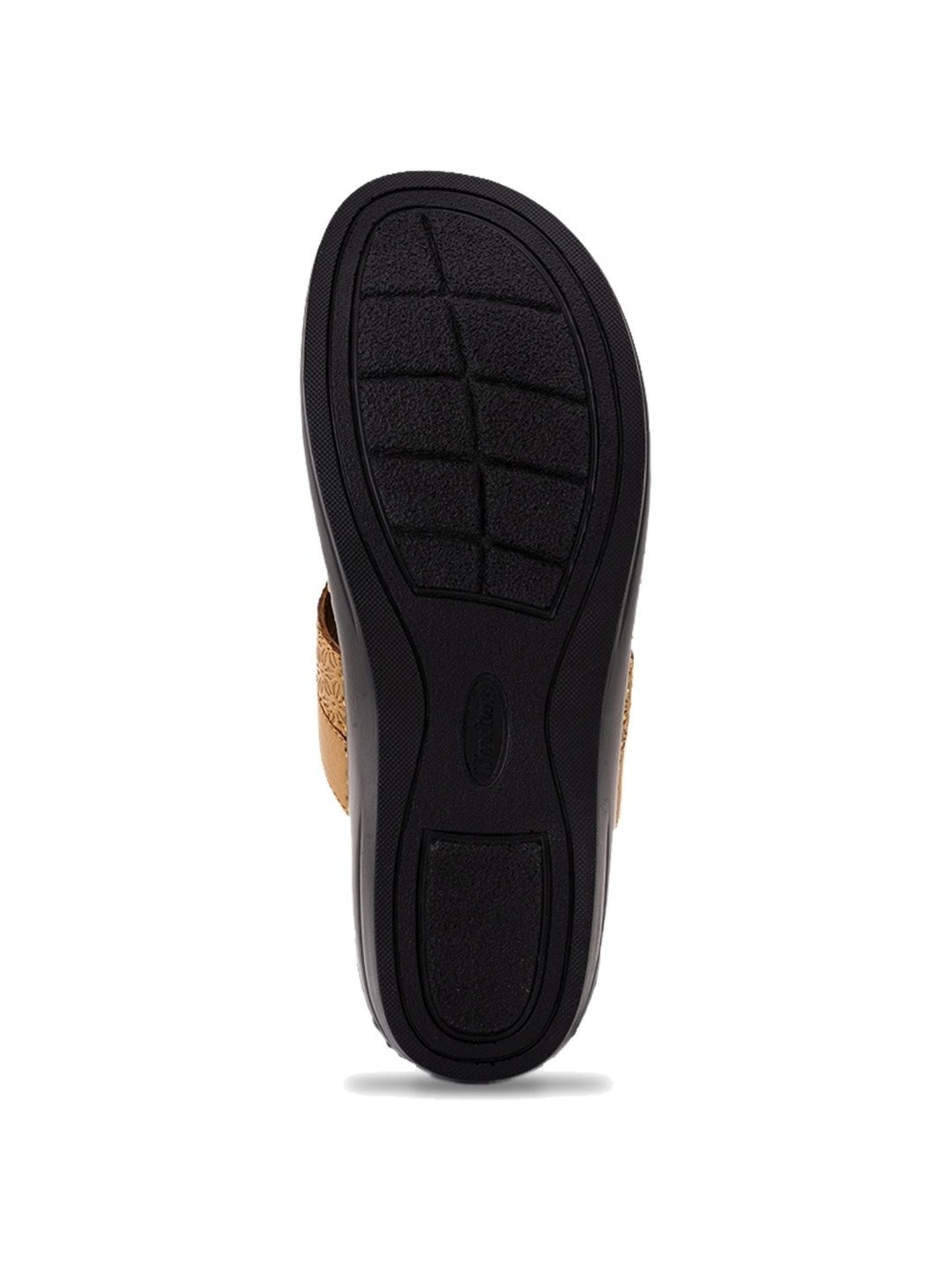 Softouch by Khadims Women's Brown Thong Wedges