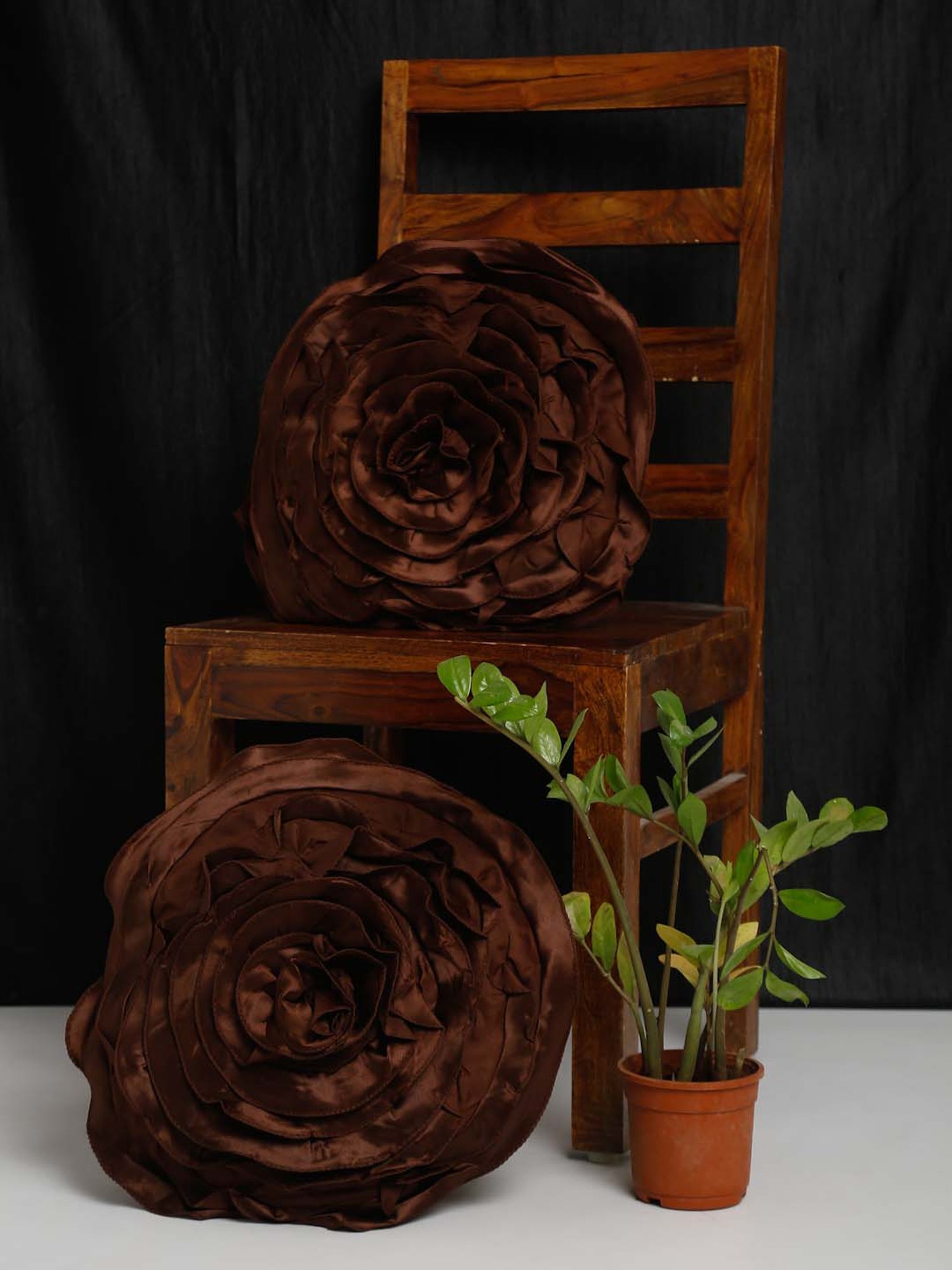 Romee Multi Polyester Abstract Chair Pads