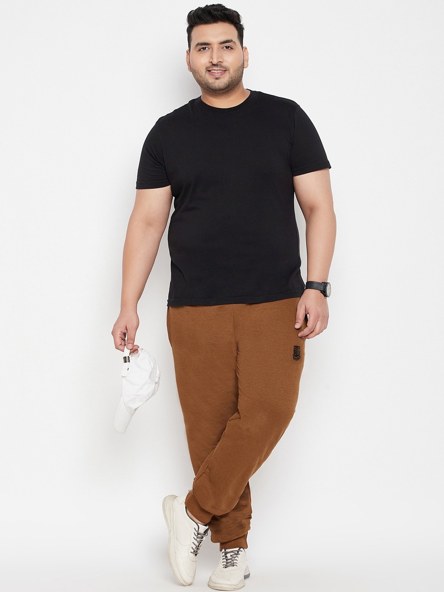 Bigbanana Brown Regular Fit Joggers